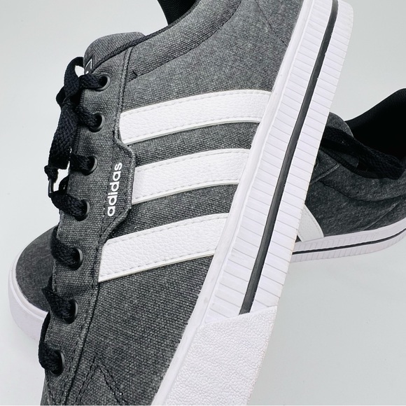 Men’s Adidas Daily 3.0 Black/White Canvas Lace Up Skateboarding Sneaker … - Picture 12 of 15